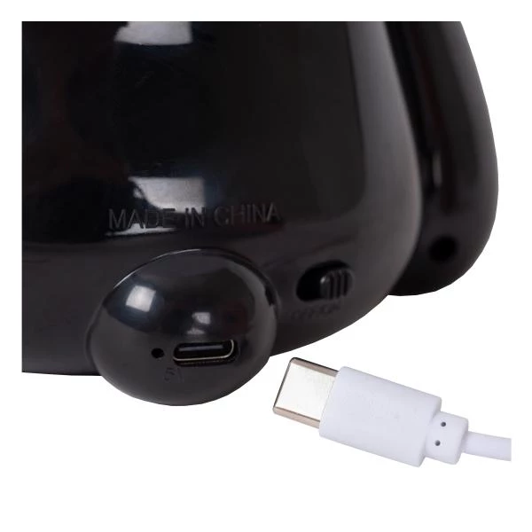 Lucide DODO PANDA - Lampe de table Chambres d'enfant - LED 3 StepDim - 1x3W 4000K - Noir - détail 1